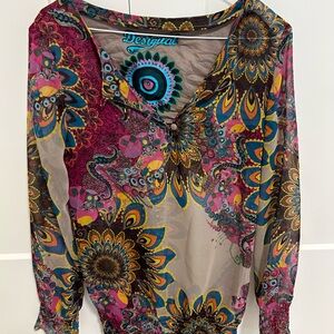 Desigual sheer blouse